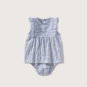 MANGO baby striped dress with bloomers